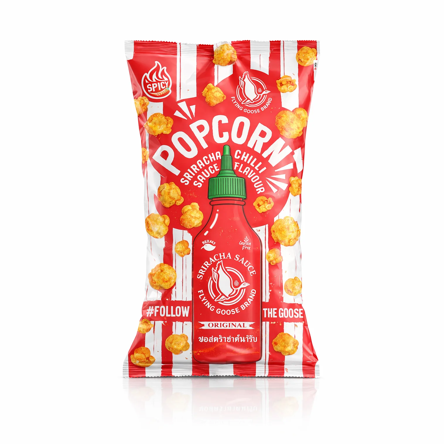 Flying Goose Sriracha Chilli Popcorn