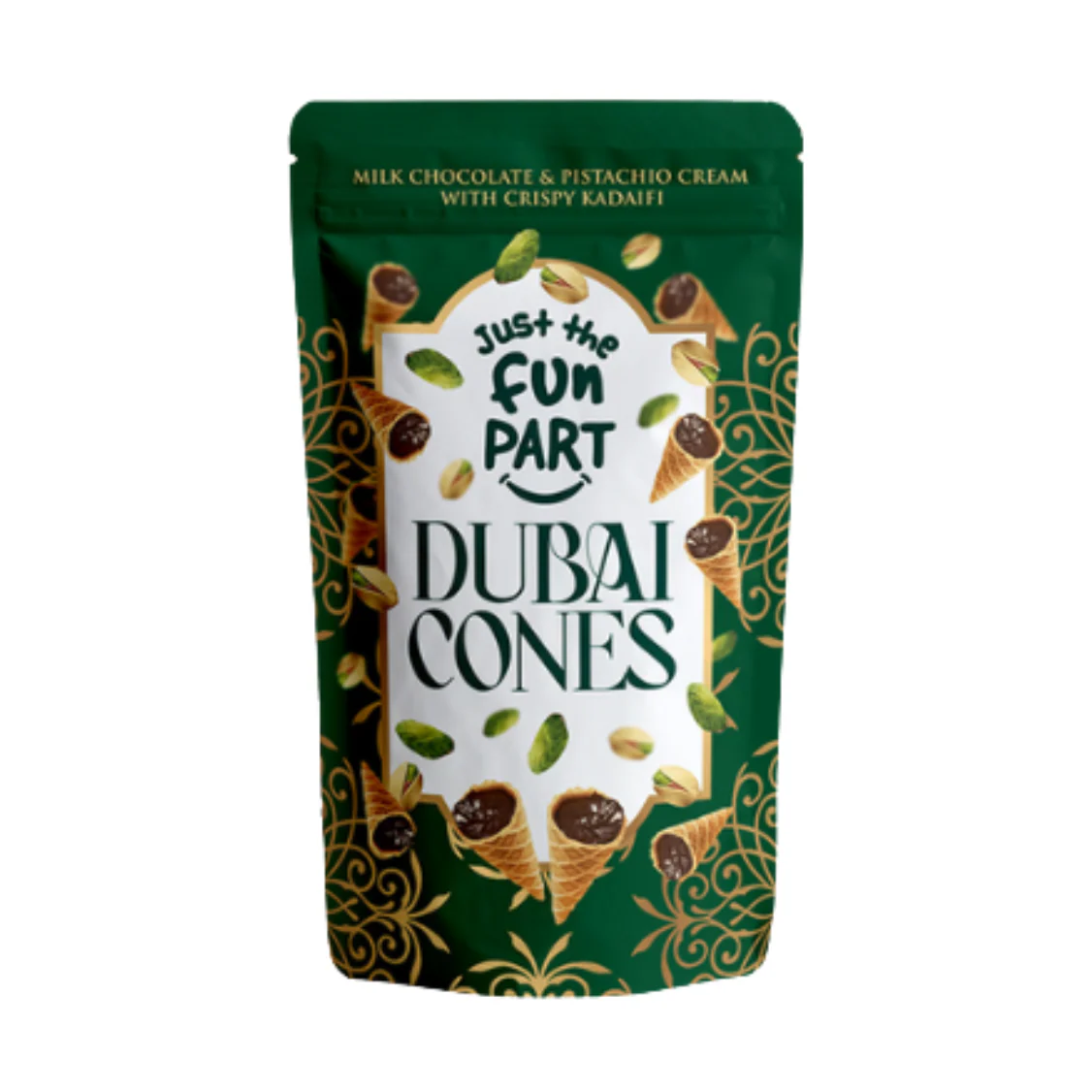 Just The Fun Part Milk Chocolate & Pistachio Cream With Crispy Kadaifi