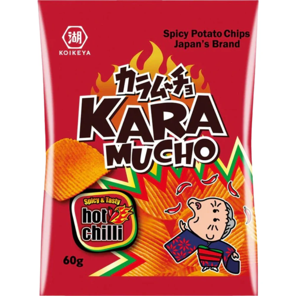 Karamucho Potato Chips Hot Chili