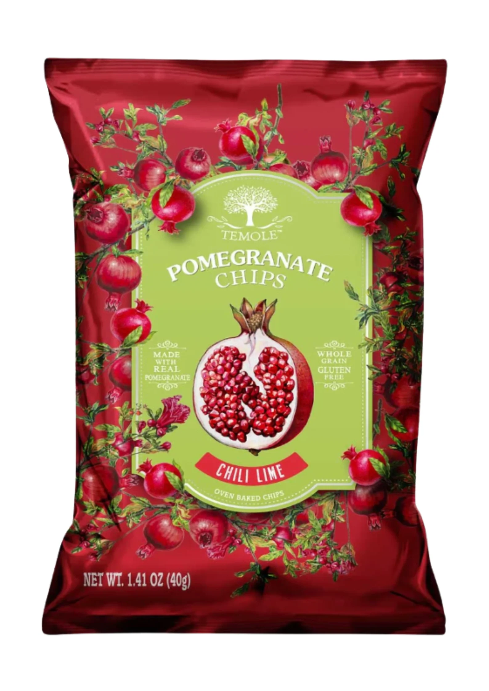 Temole Pomegranate Chips Chili Lime