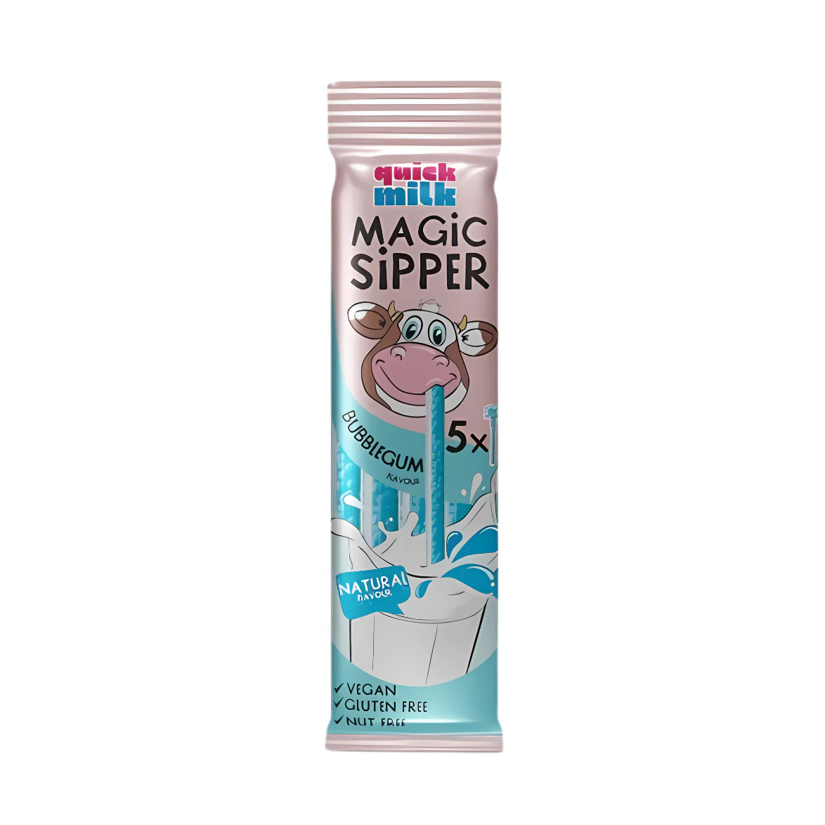 Quick Milk Magic Slipper Bubble Gum