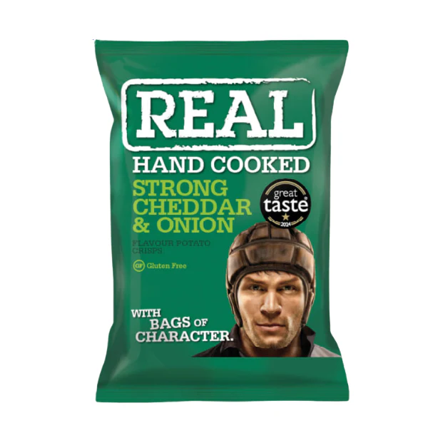 Real Crisp Small Strong Cheese and Oignons