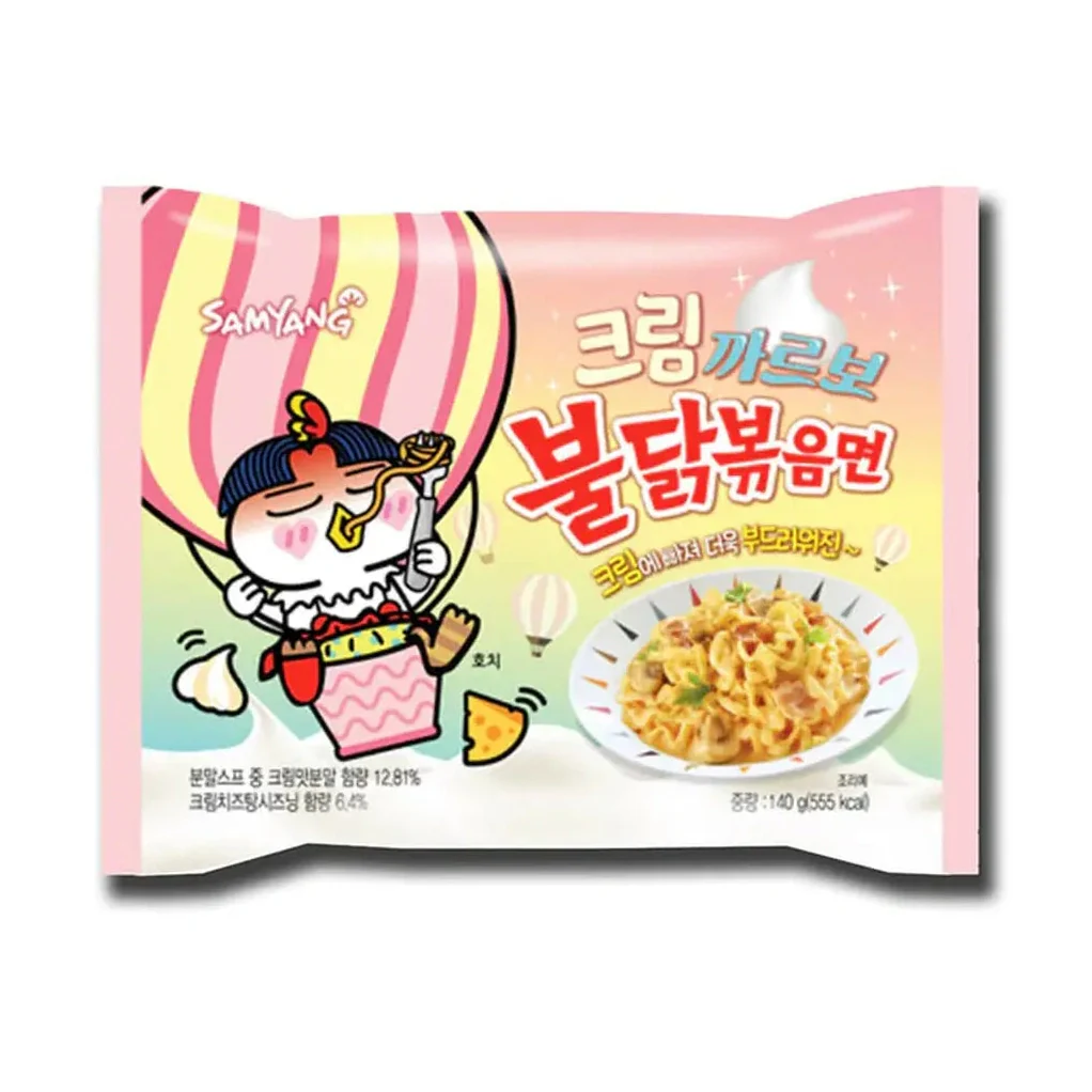 Samyang Ramen Hot Chicken Buldak Cream Carbo