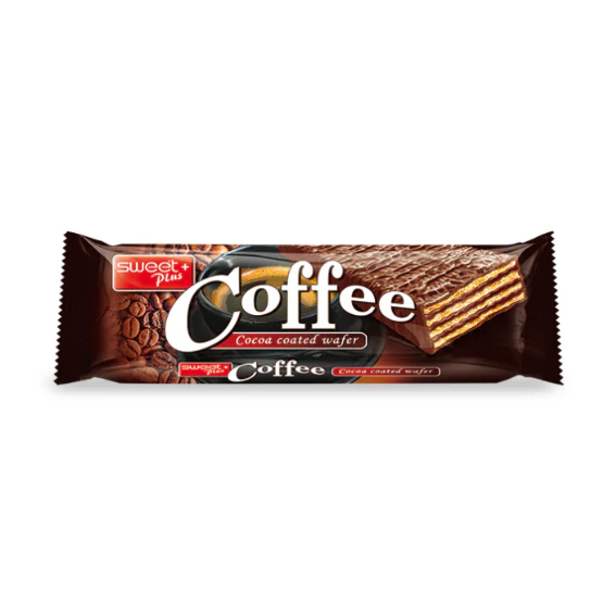 Sweet Plus Coffee Cocoa Coated Wafer