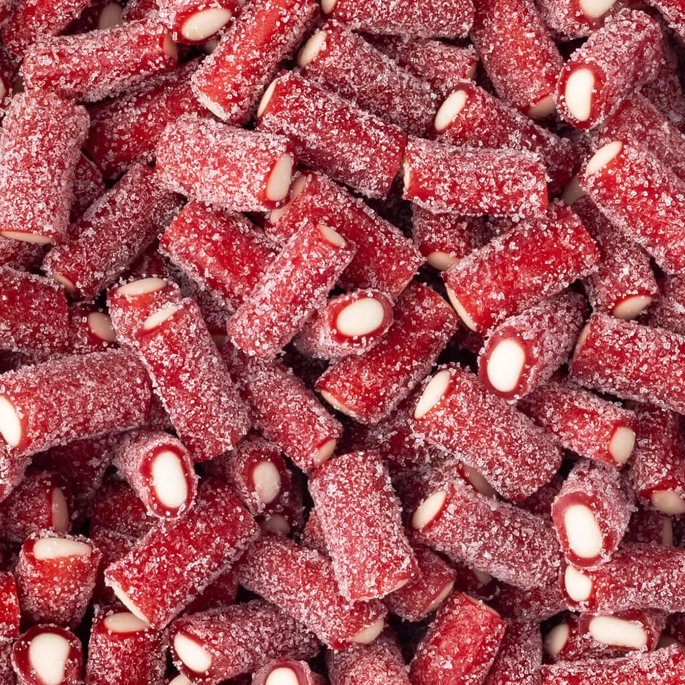 Vidal Sour Mini Pencils Strawberry - Image 2